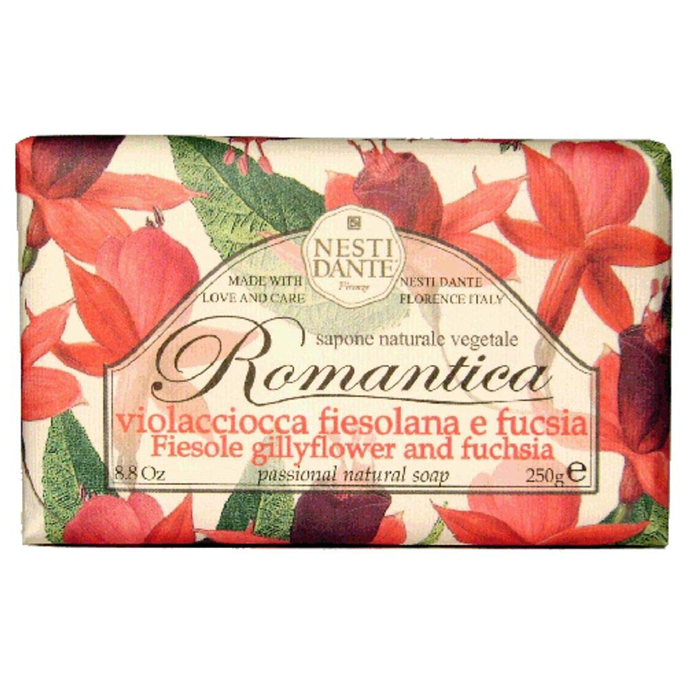NESTI DANTE Romantica, Gillyflower & Fuchsia Soap 250 g