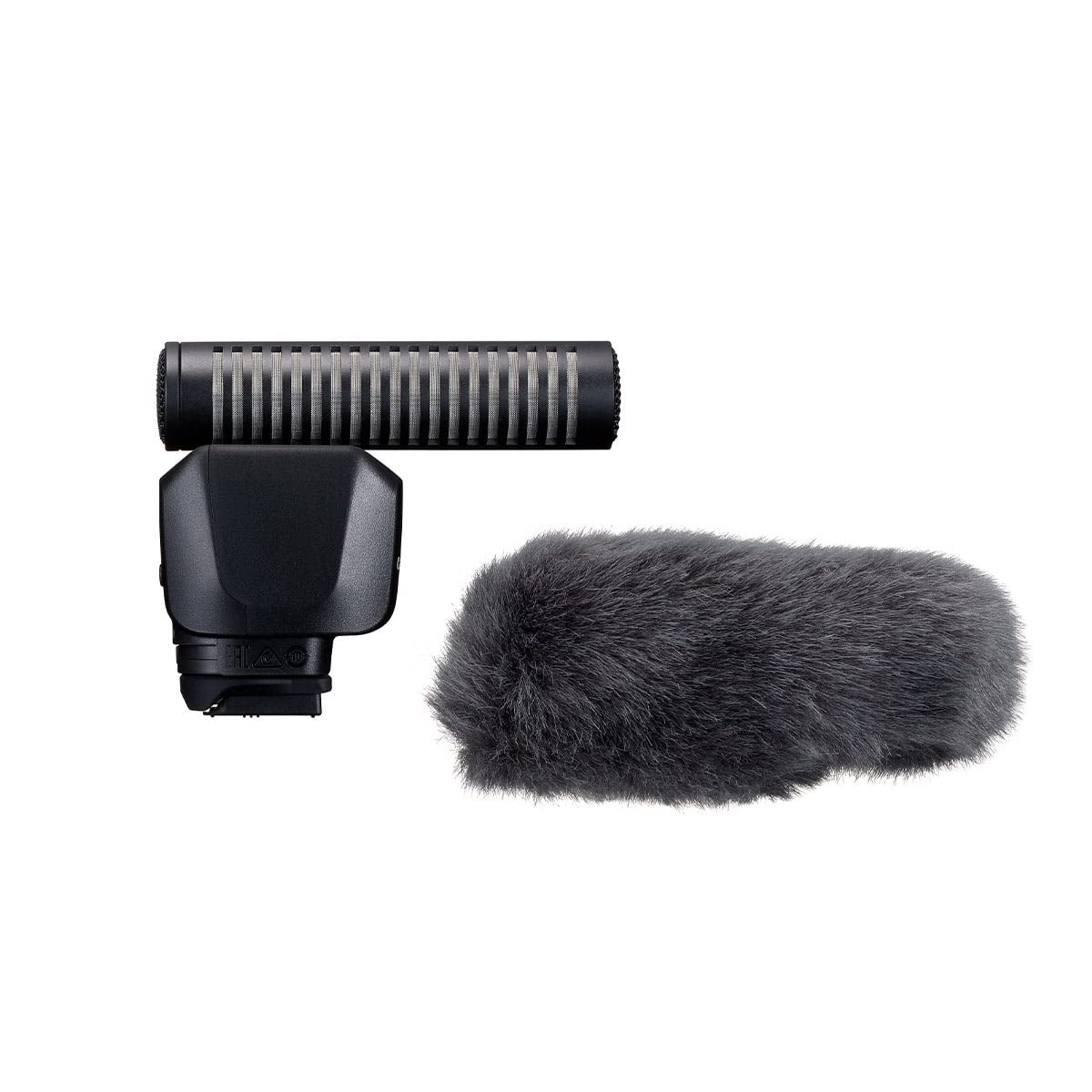 Canon Stereo Richtmikrofon DM-E1D Video Mikrofon Vlogger Filme Microphone kabellos (Digitale Tonausgabe, Windfilter, Shotgun Modus, Microfon kompatibel mit EOS R3 Kamera) schwarz