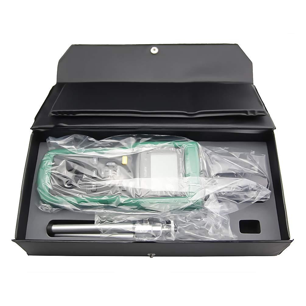 Multi-Functional Environmental Meter Anemometer Sound Level Air Flow Meter LUX Meter Luminometer Humidity Temperature Meter with Tripod product thumbnail 7