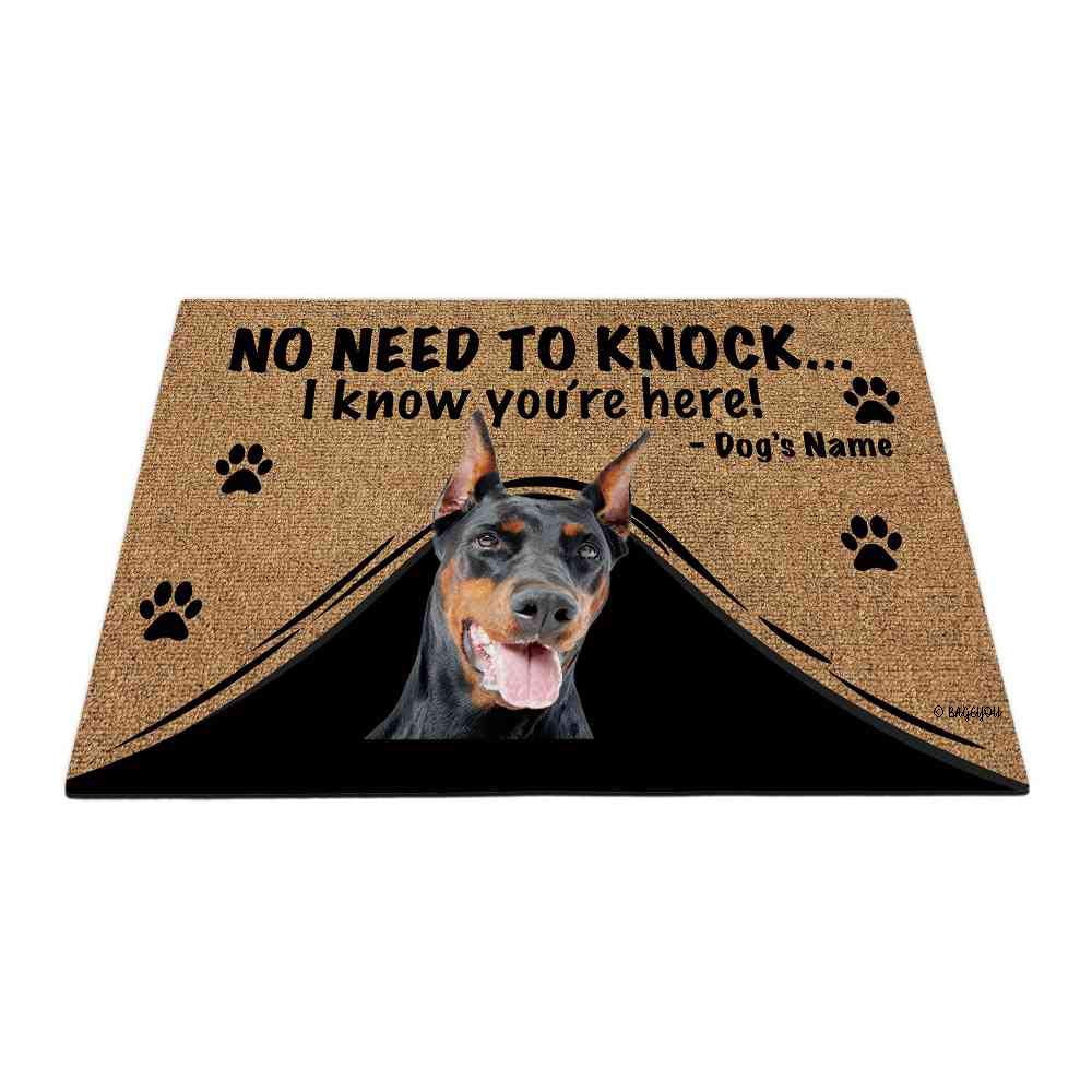 doberman doormat