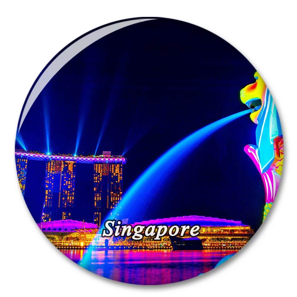 Singapore Fridge Magnet Decorative Magnet Bottle Opener Tourist City Travel Souvenir Collection Gift Strong Refrigerator Sticker