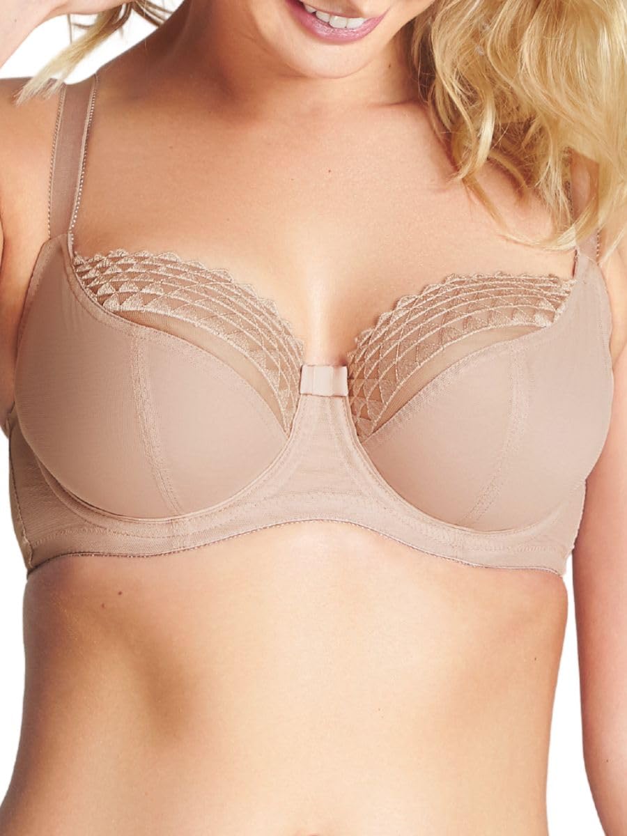 Cleo Women's Latte By Panache Asher Underwire Balconette Bra, 28F