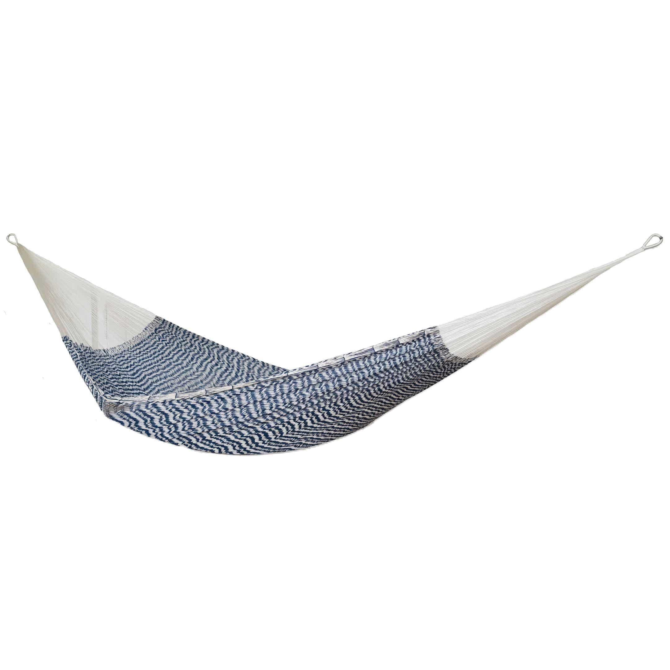 Solea XL Netzhängematte, luftiges Baumwollnetz, ergonomisch dehnbar, 260 cm breit, 400 cm lang, 100% Handarbeit (Nautica XL)