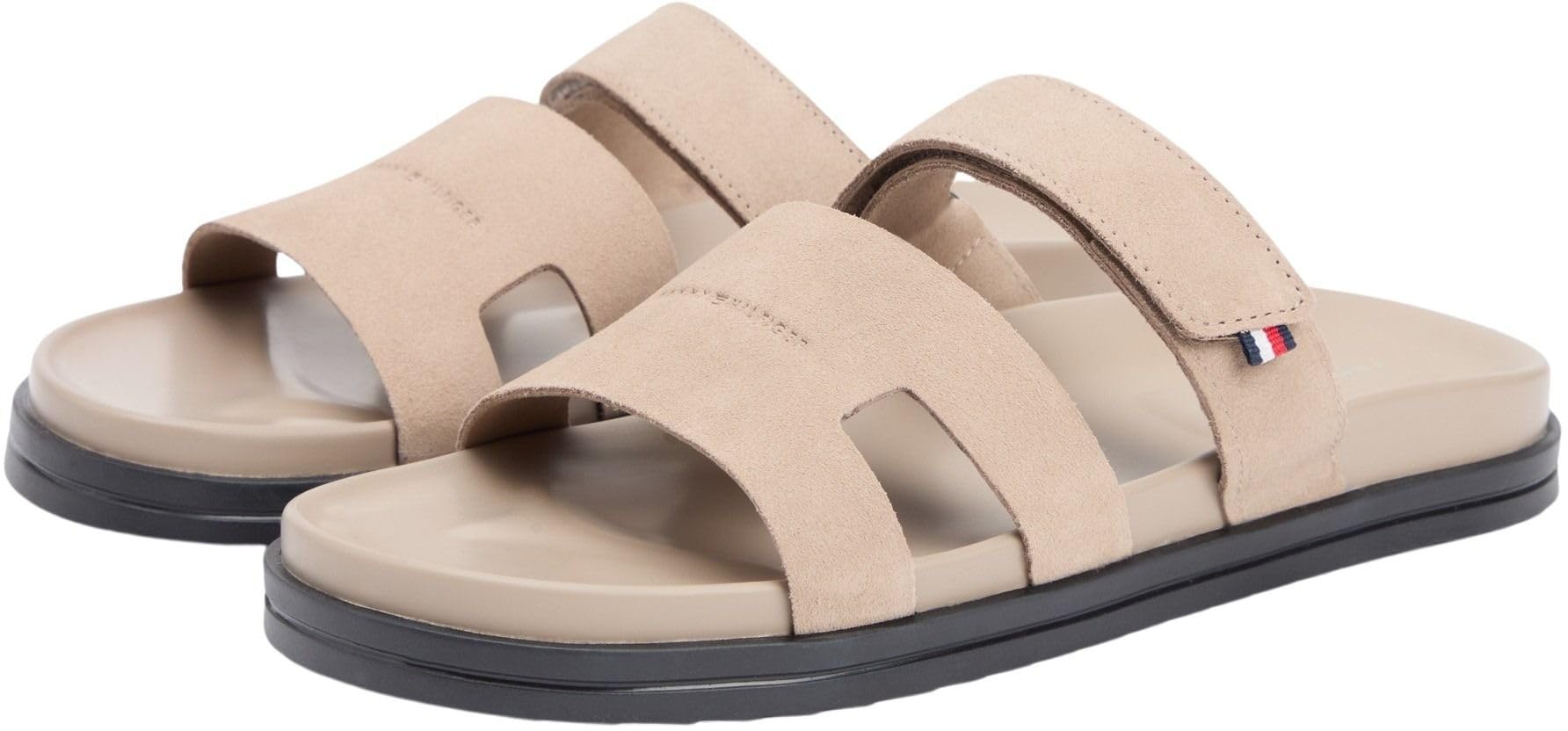 Tommy Hilfiger Herren Adjustable Premium Suede Sandal Fm0fm05774Flache Sandalen