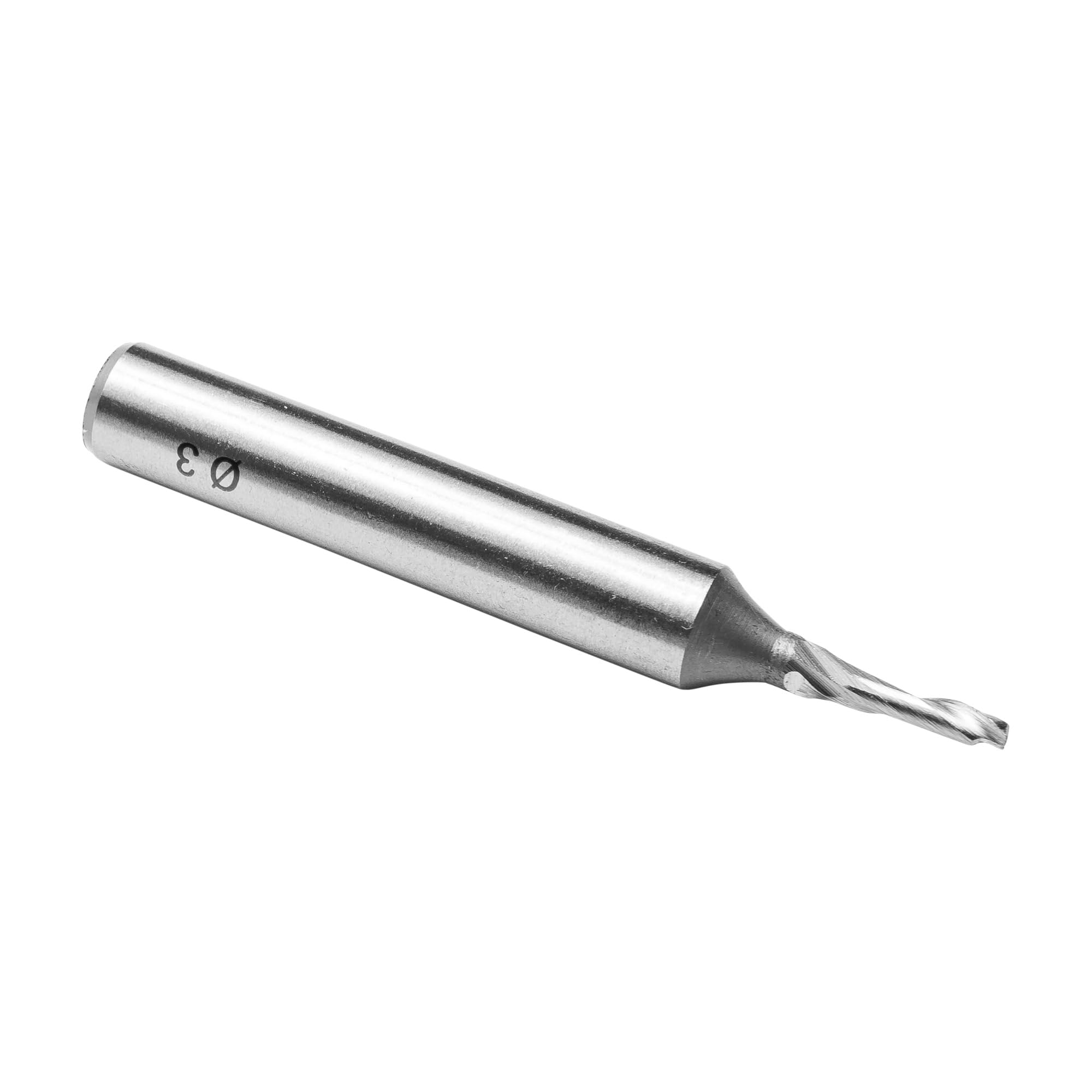 ENT 30000 Spiral-Bohrnutenfräser HS, Schaft (S) 8 mm, Durchmesser (D) 3 mm, NL 12 mm, Z1, GL 60 mm