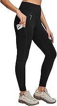baleaf Walking Hiking Leggings for Women with 3 Pockets Gym Outdoor Trousers High Waisted Quick Dry