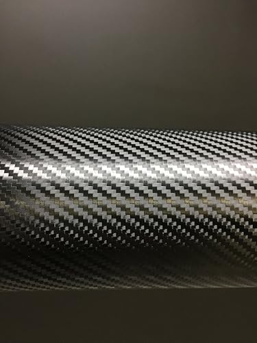 Miniatura 2 de VViViD+ - Película de vinilo de fibra de carbono negra prémium (1 x 5 pies)