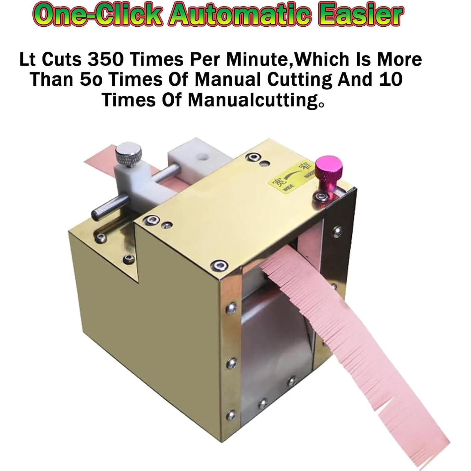 Máquina eléctrica para Quilling, Herramienta Recargable para Manualidades, Ancho Ajustable de 0,05 a 2,5 mm, Alta Velocidad de Corte de 350 Veces/min para la creación de borlas.