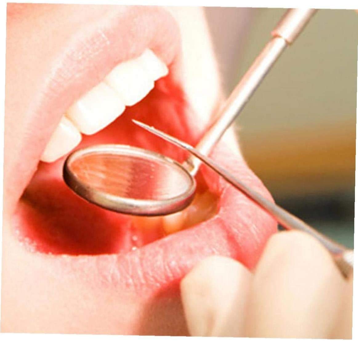 Espejo dental con mango para examen bucal estudiantes dentista