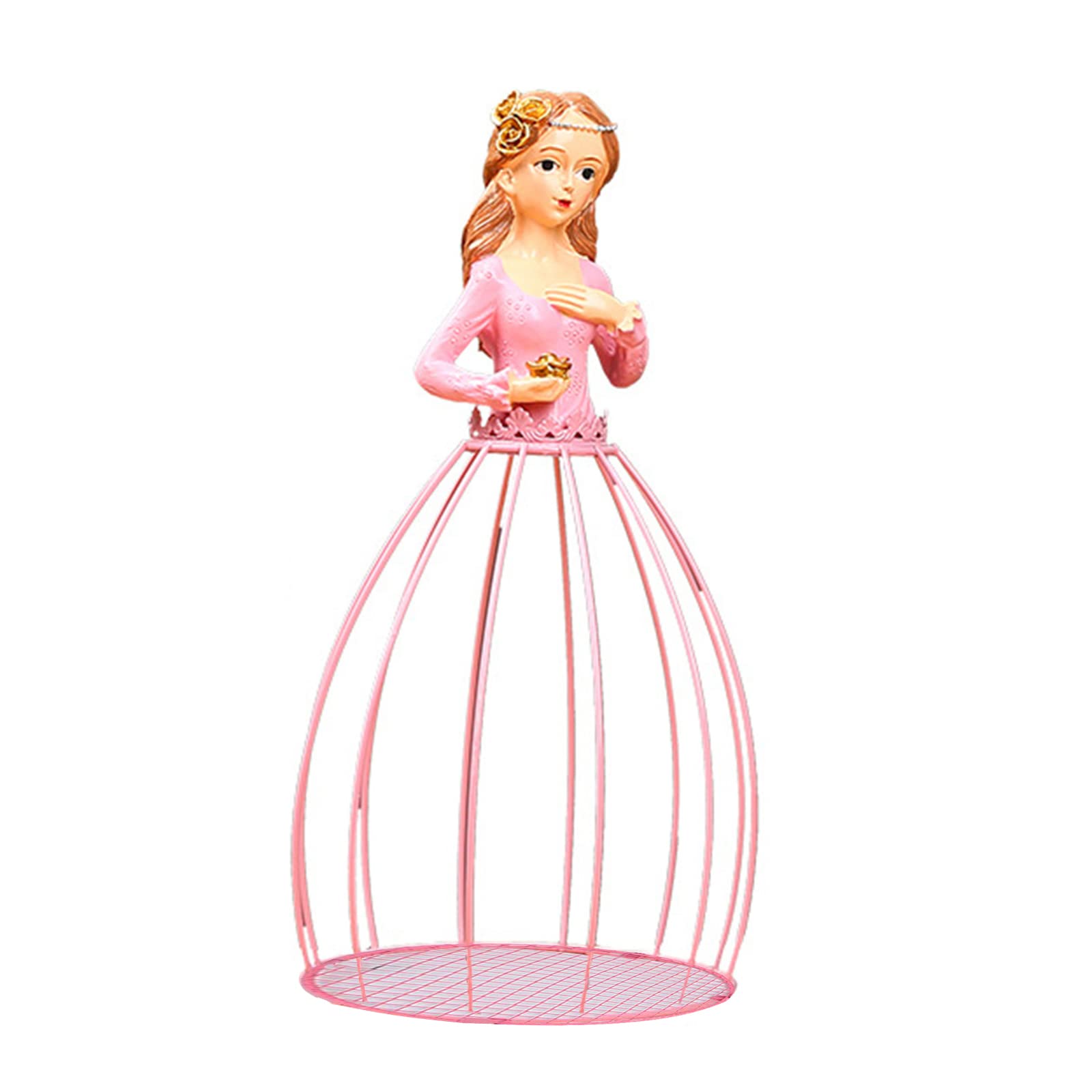 Pot de fleurs hydroponique en métal princesse pour ne plus rater l'arrosage de vos plantes