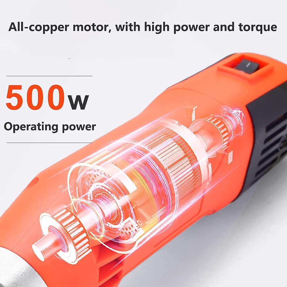 Forbici elettriche per Pecore da 500 W, tosatrici Portatili con 6 velocità, Forbici elettriche per capre per impieghi gravosi (Lama Dritta A 13 Denti)