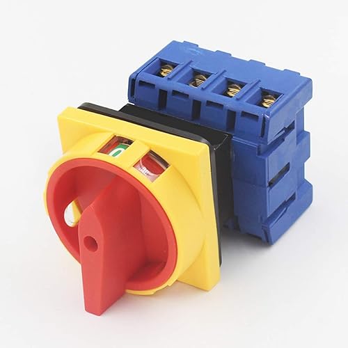 Miniatura 3 de Interruptor selector de cambio universal, interruptor de transferencia de energía, 2 posiciones, motor LW30-404P 380V 40A, generadores de bomba de