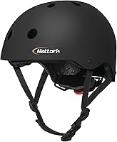 Vista 1 de Nattork Casco Infantil de Protección, Forro Extraíble para Multideportes Patineta, Patines, Bicicleta, Patinete Edad 4-12 Niños, Jóvenes, Adultos