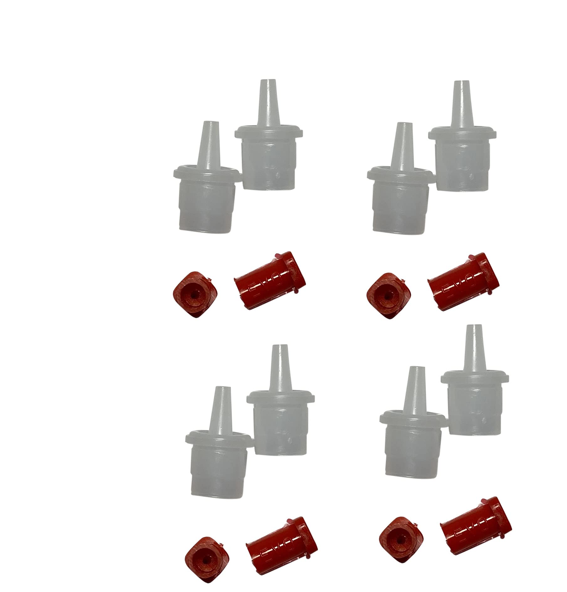 16 PC Eyelash Glue Replacement Nozzle Caps Glue Pins