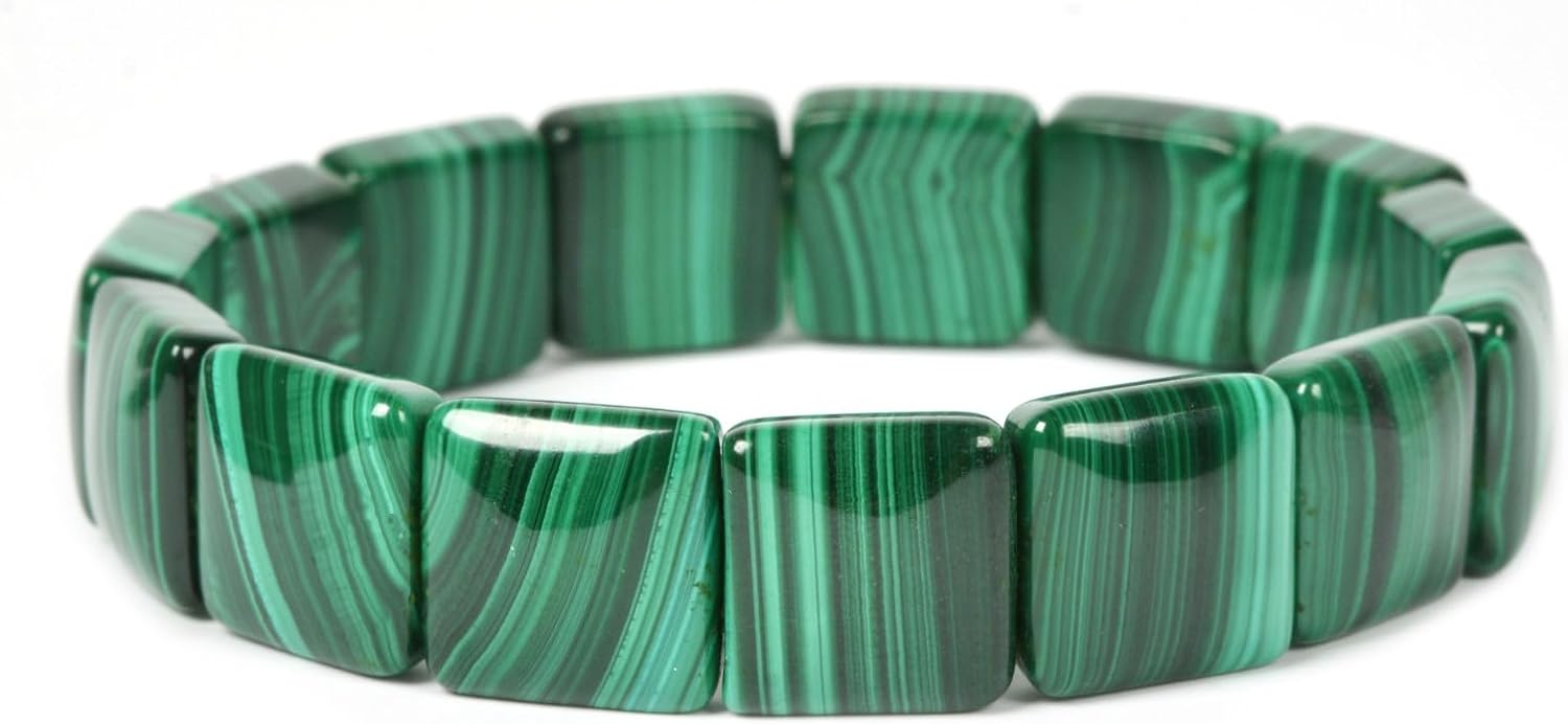 Justinstones Gem Semi Precious Gemstone Shaped beads Bracelets Stretch Bracelet 7 Inches