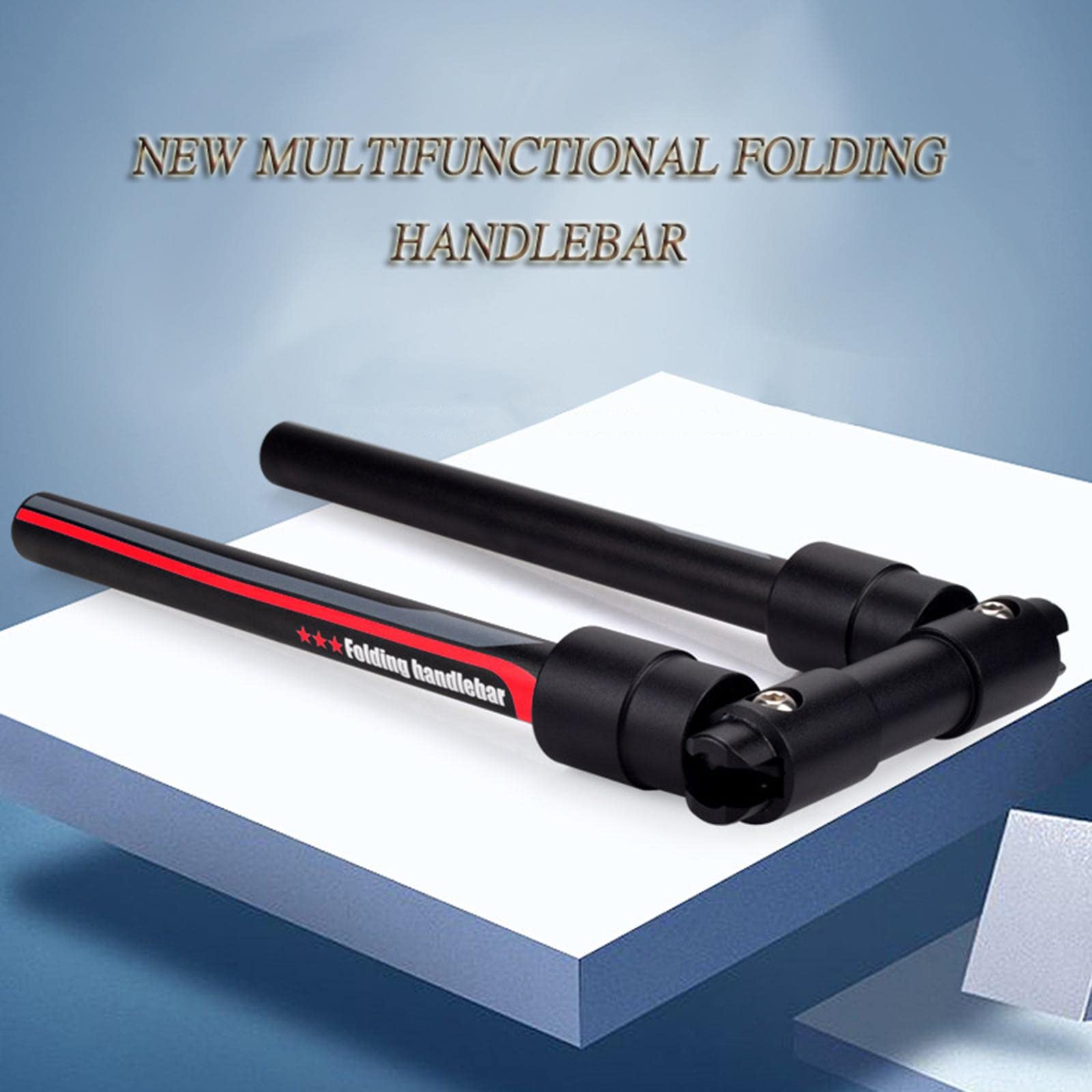 Guidon pliable pour vélo de course et scooter Rouge 660 mm