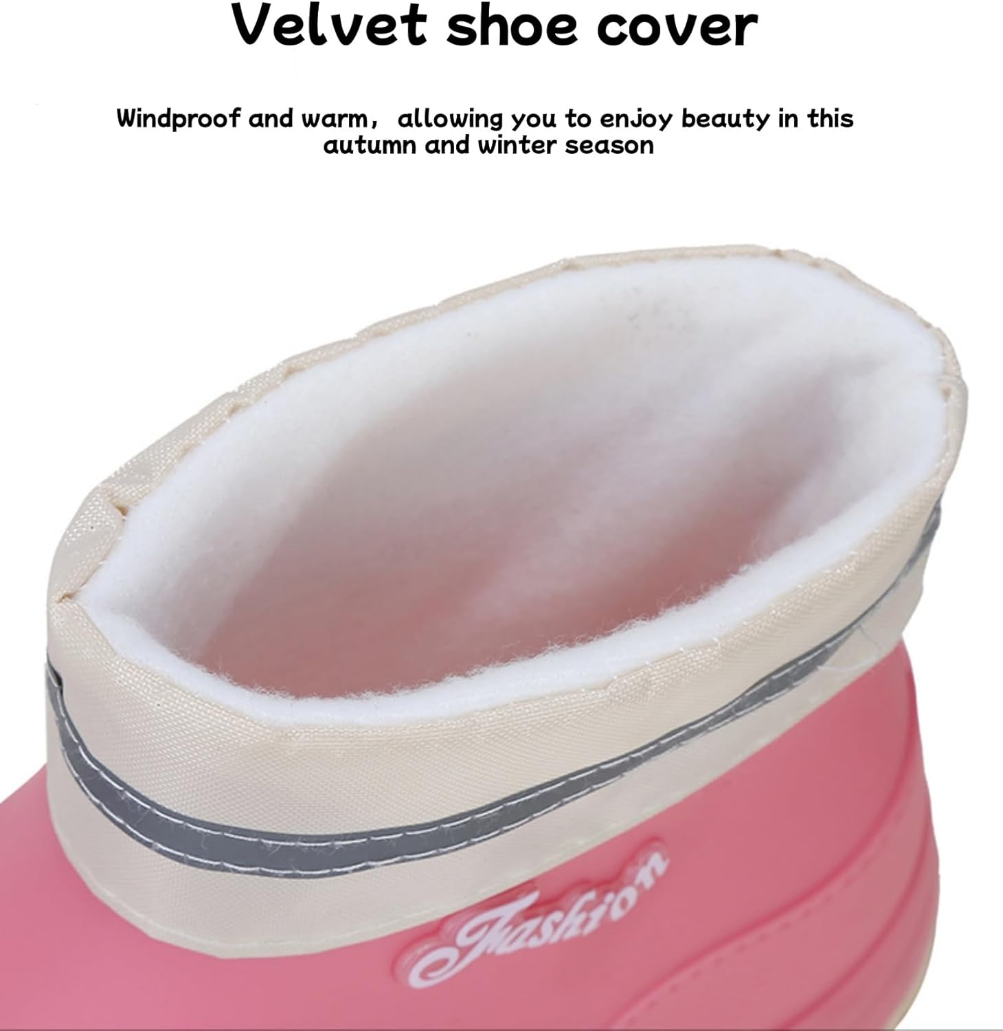 Short Rain Boots for Women Waterproof, Women's Ankle Rubber Boot for Garden Farm Lightweight Fashion