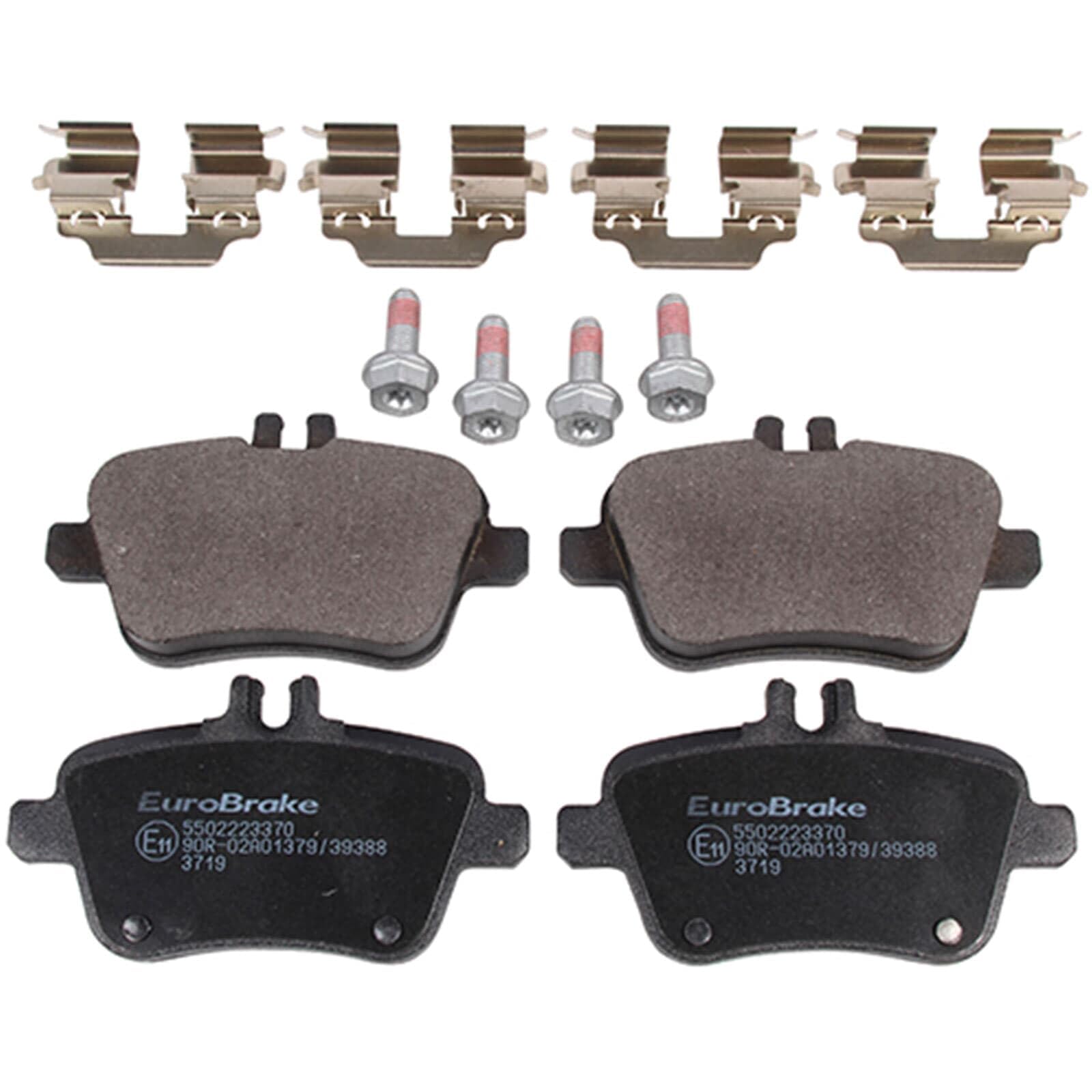 Eurobrake Bremsscheiben 276mm Beläge hinten | A-Klasse W176 B-Klasse W246 Kompatibel mit A-Klasse (W176),B-Klasse Sports Tourer (W246, W242),CLA Coupe (C117)