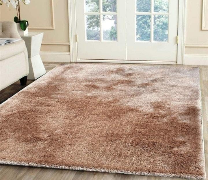 Image of Carpet for Living Room 5X7 FEET Modern Soft Shaggy Carpet Thick, Fluffy & 2 inch Pile Shag Rug for Your Kids Room, Bedroom & Livingroom (Beige A)