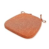 Matériau : Le coussin de chaise de salle à manger est fabriqué en lin uni de haute qualité, avec un intérieur garni de mousse haute densité. Doux et respirant, il offre un confort optimal et réduit les tensions. Sa matière de haute qualité permet une utilisation durable