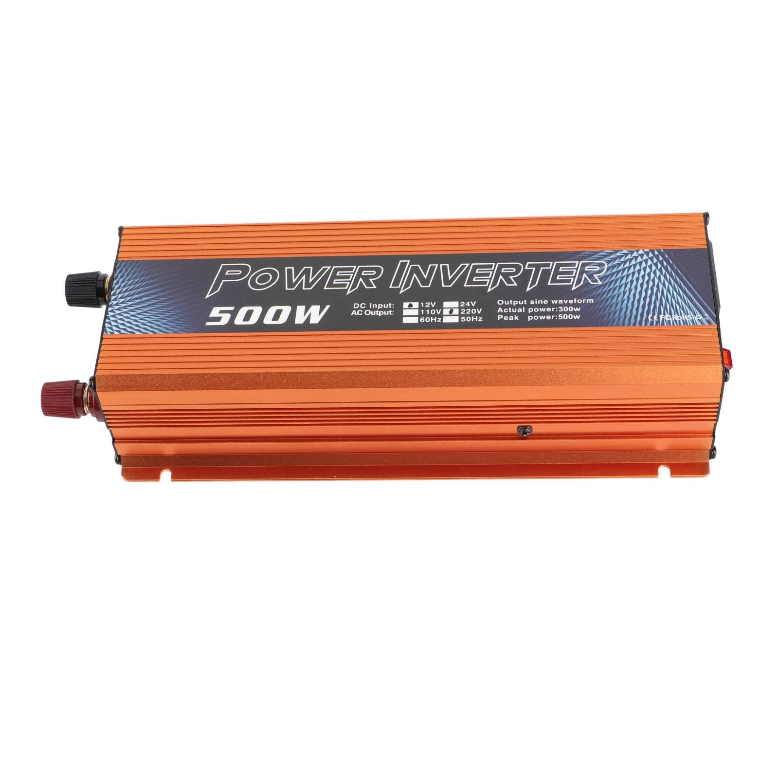 Przetwornica Napięcia Sinusoidalnego 500W w Samochodzie DC 12V na AC 110V z Portem USB i Wentylatorem Chłodzącym do Laptopów na Kempingu i do Użytku Awaryjnego (220V)