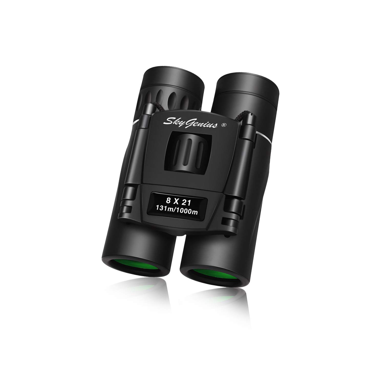 Skygenius 8x21 Small Binoculars Compact Lightweight For Concert Theater Opera Mini Pocket Folding Binoculars with Fully Coated Lens For Travel Hiking Bird Watching