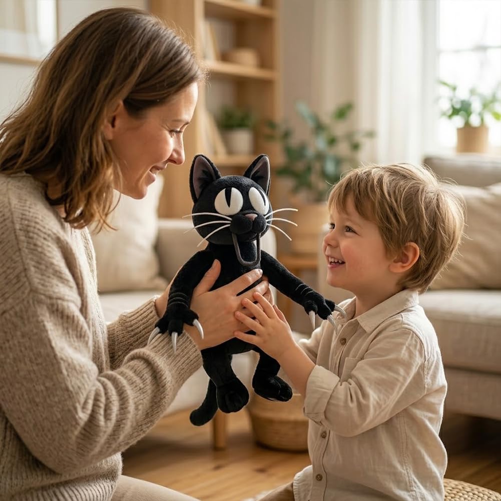 99 Nights In The Forest Plush Toy, The Cat Villain Collectible Soft Toy, Cat Entity Game-Inspired Stuffed Animal For Kids & Adults, Cuddly Plushie Gift For Christmas, Halloween & Birthdays (Standing) - 5