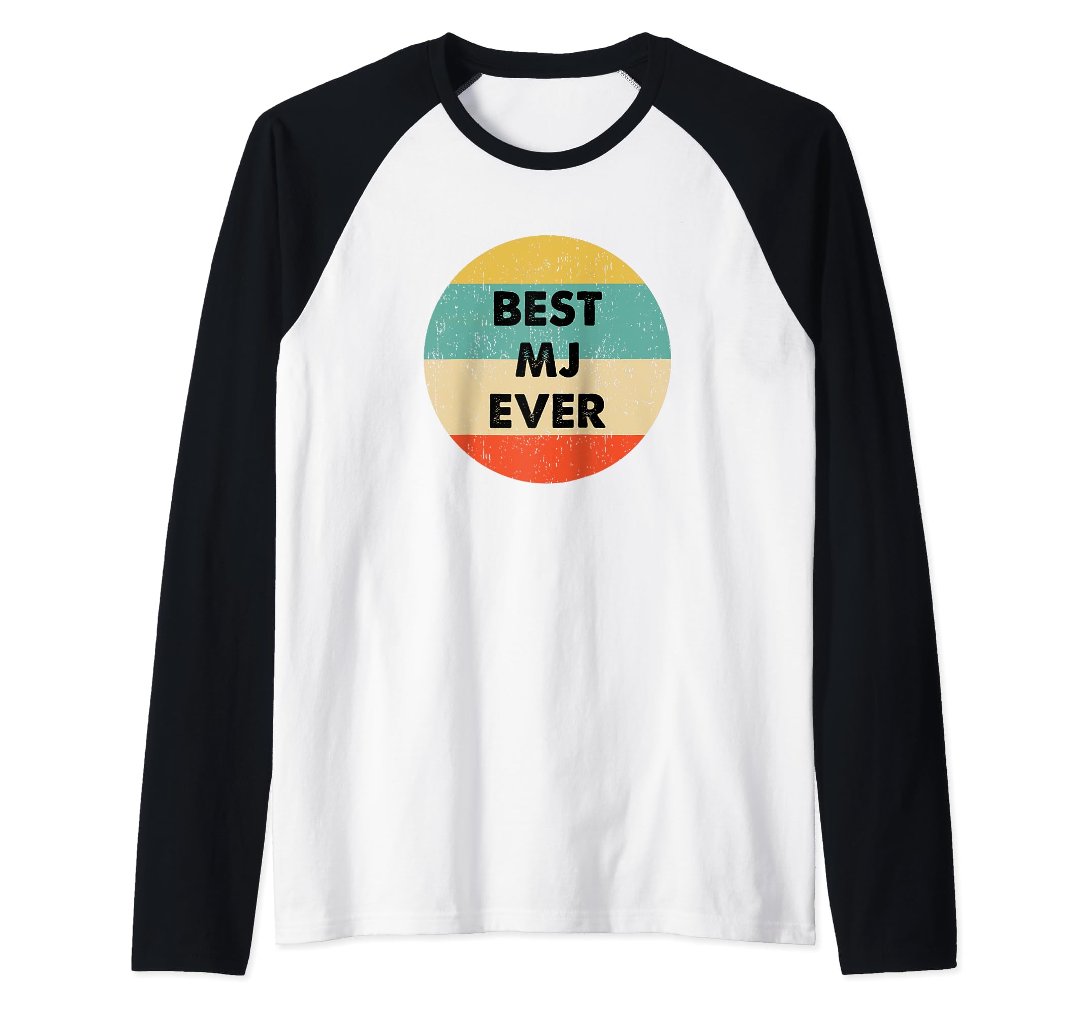 Mj Name Raglan Baseball Tee