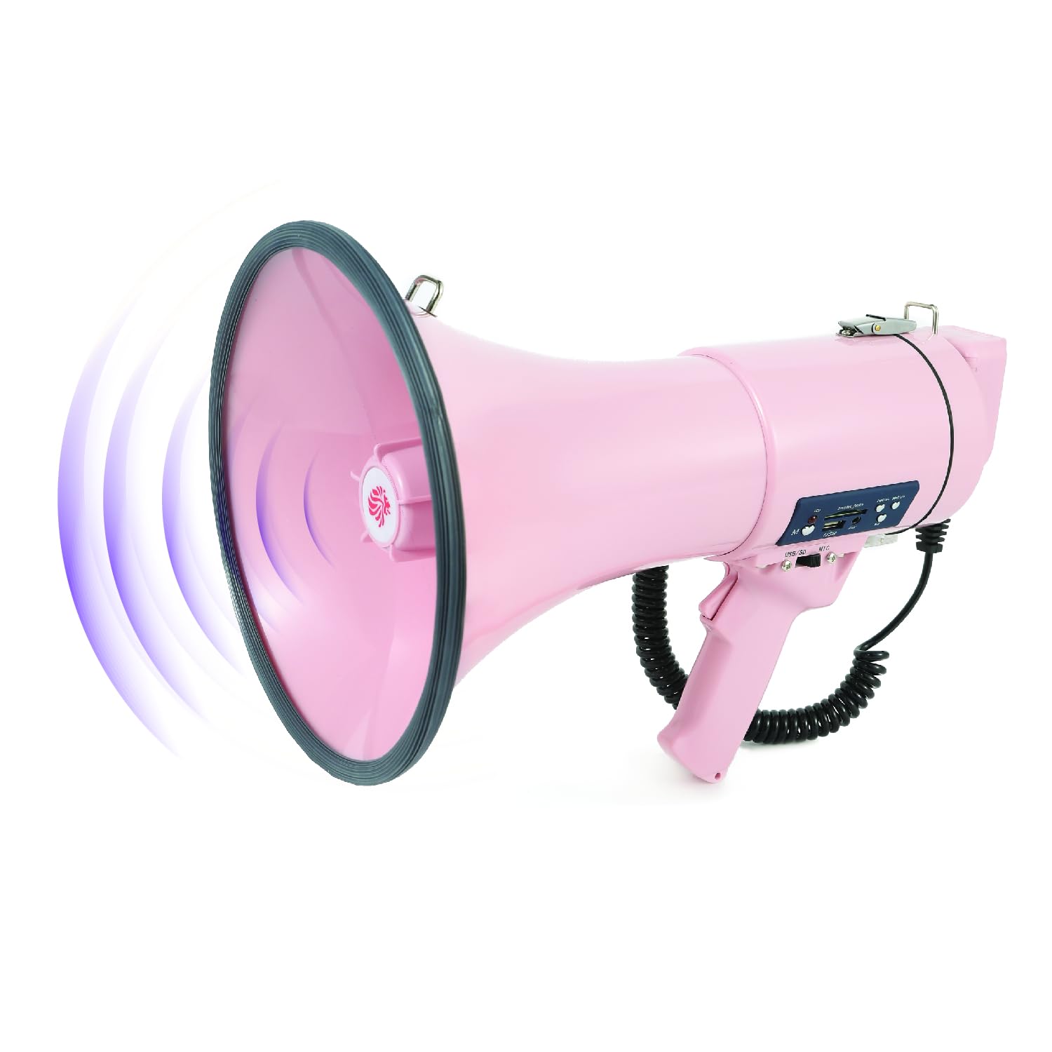 Roar of Lion Bullhorn Megaphone with Siren & Volume Control/Recorder - Waterproof 25W Reliable and Consistent Performance, 240-sec Voice Recording with Maximum Range 1312Yards