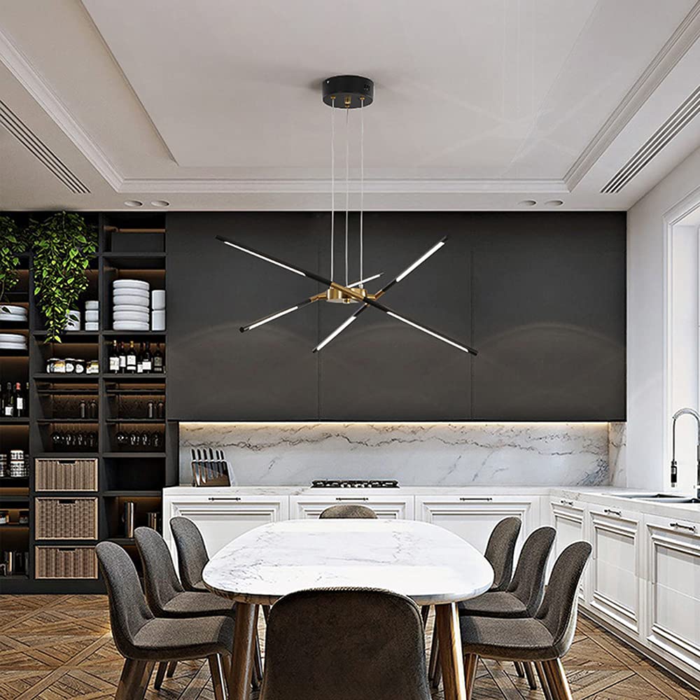 Nowoczesna lampa LED, lampa sufitowa do wnętrz, idealna do jadalni, łazienki, sypialni, salonu, biura, białe światło 6000K, klasa energetyczna A++ : /a/10-Lights