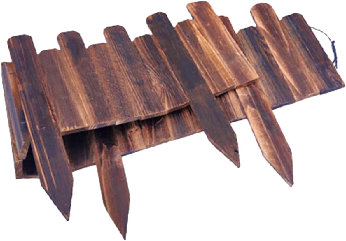 Garden Edging Border Fence Decorative Outdoor Fence for Landscape Easy to Assemble Reusable for Plant Garden Decor