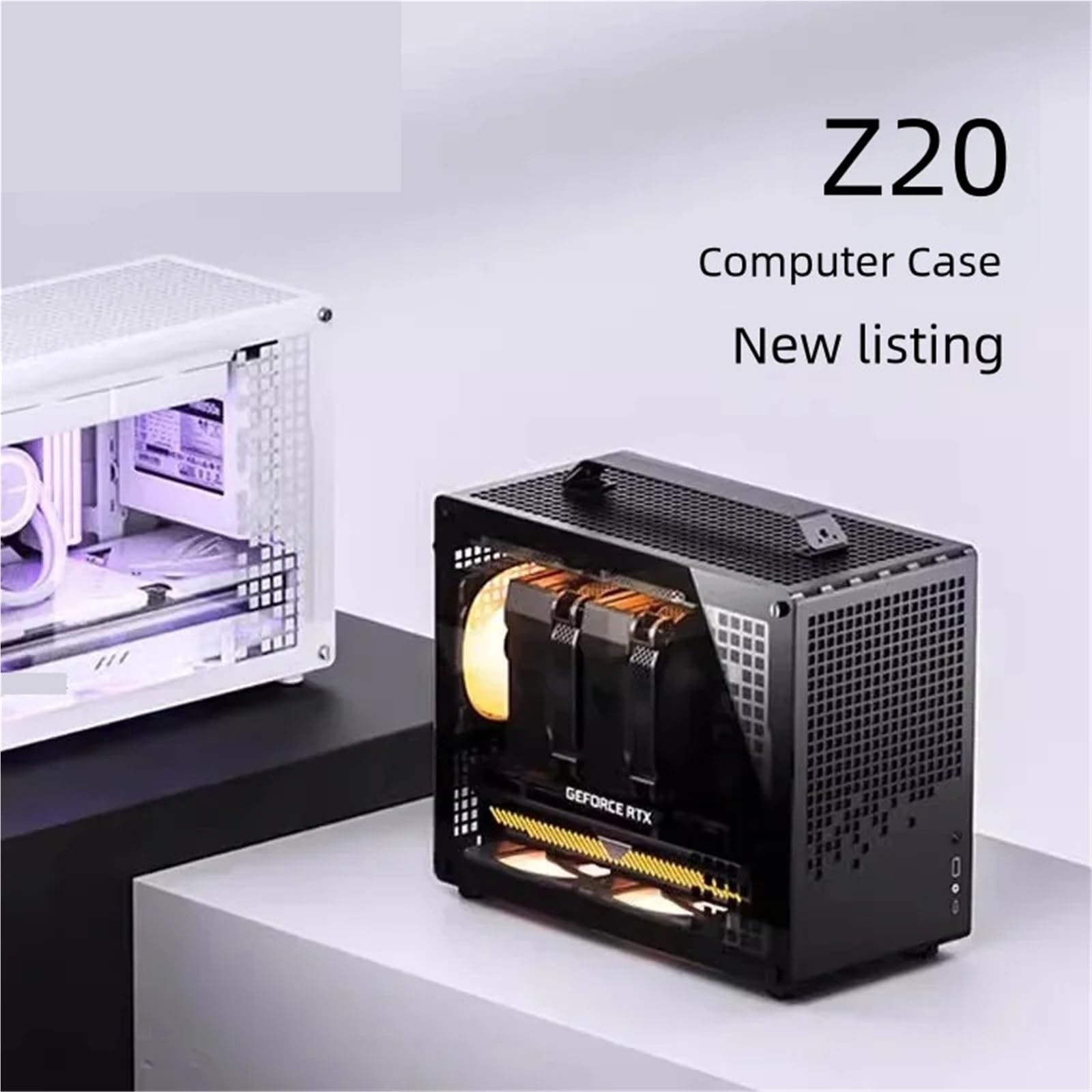 Z20 M-ATX podwozie zdejmowany uchwyt do przenoszenia 360 mm 240 chłodzenie wodą obudowa zasilacza biurkowego