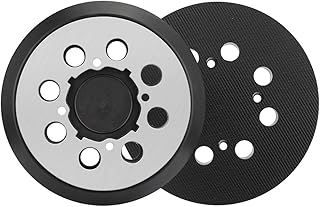 Replacement Sanding Pads for Dewalt, 5 inch 8 Hole Hook and Loop DWE64233 & N329079 Metal Backplane Replacement Pad, Compatible with DWE6421-B2, DWE6421-B3, DWE6423/6423K, DWE6421/6421K, 2-Pack