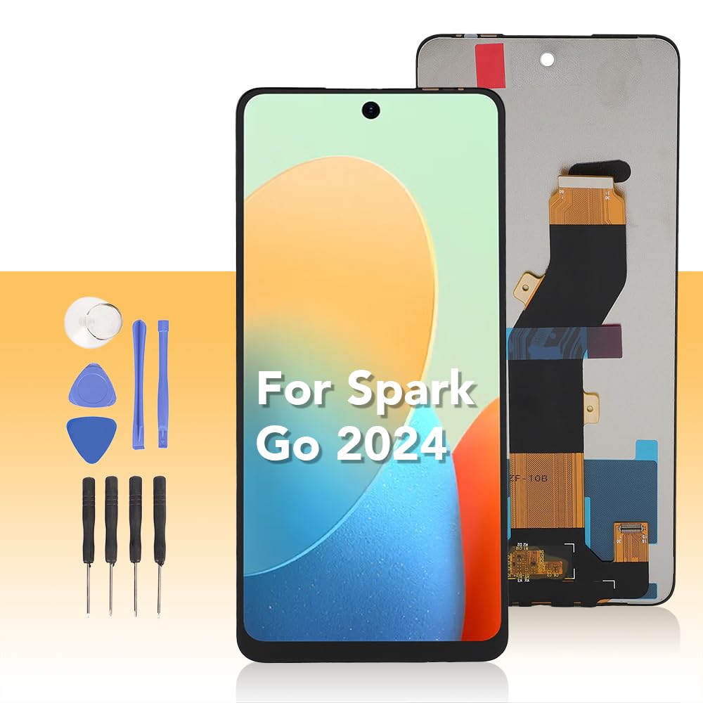 Amazon.com: Screen Replacement for Spark Go 2024, Phone TFT