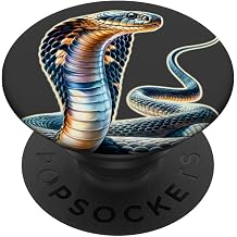 Cobra Snake Serpent x King Cobra Snake PopSockets Adhesive PopGrip