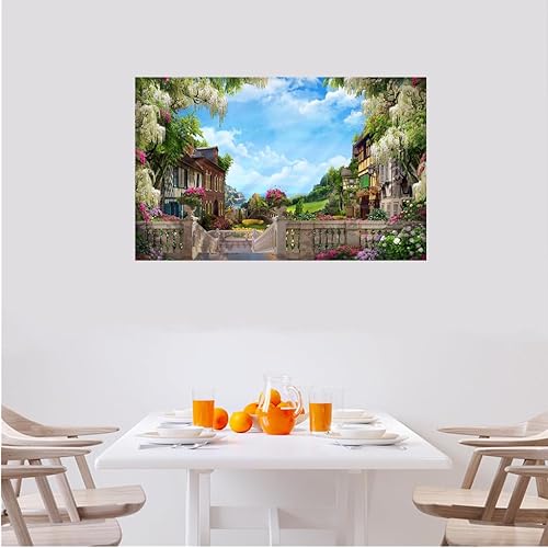 Miniatura 4 de HOTIYOK Adhesivo de pared autoadhesivo para ventanas, adhesivo de pared extraíble para ventana, póster de vinilo 3D para oficina, dormitorio