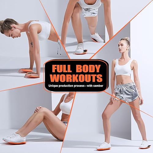 Miniatura 3 de Discos deslizantes deslizantes de núcleo de uso suave en el equipo de deslizadores de ejercicio de piso de alfombra. Planeadores compactos para