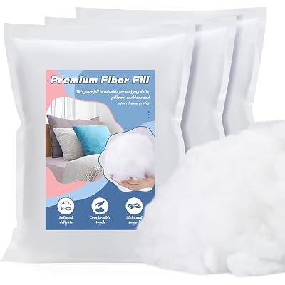 30oz/1.87lb Pillow Polyfill Stuffing, Polyester Fiberfill Premium Polyfill Stuffing for Pillows, Filler Quilt Couch Cushion Filling for Crafts /850g