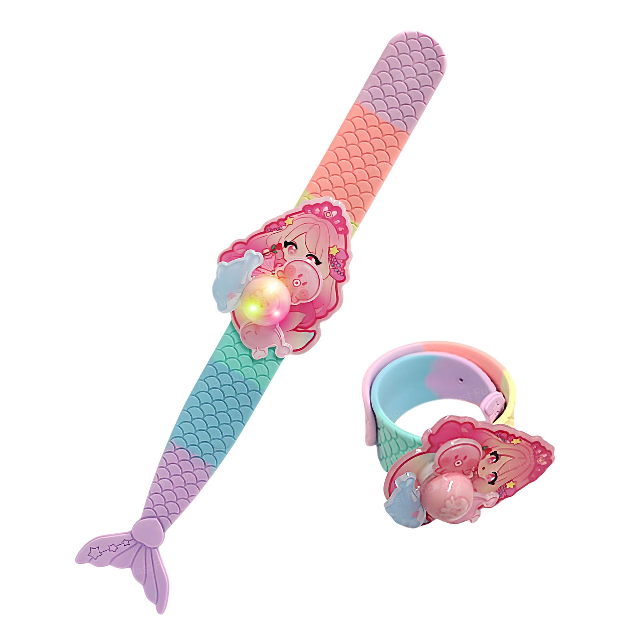 FunBlast Space Wrist Band for Kids – Kids Wrist Bands for Boys and Girls, Slap Band Cute Bracelet with LED Light Up, Return Gift for Kid-image-4