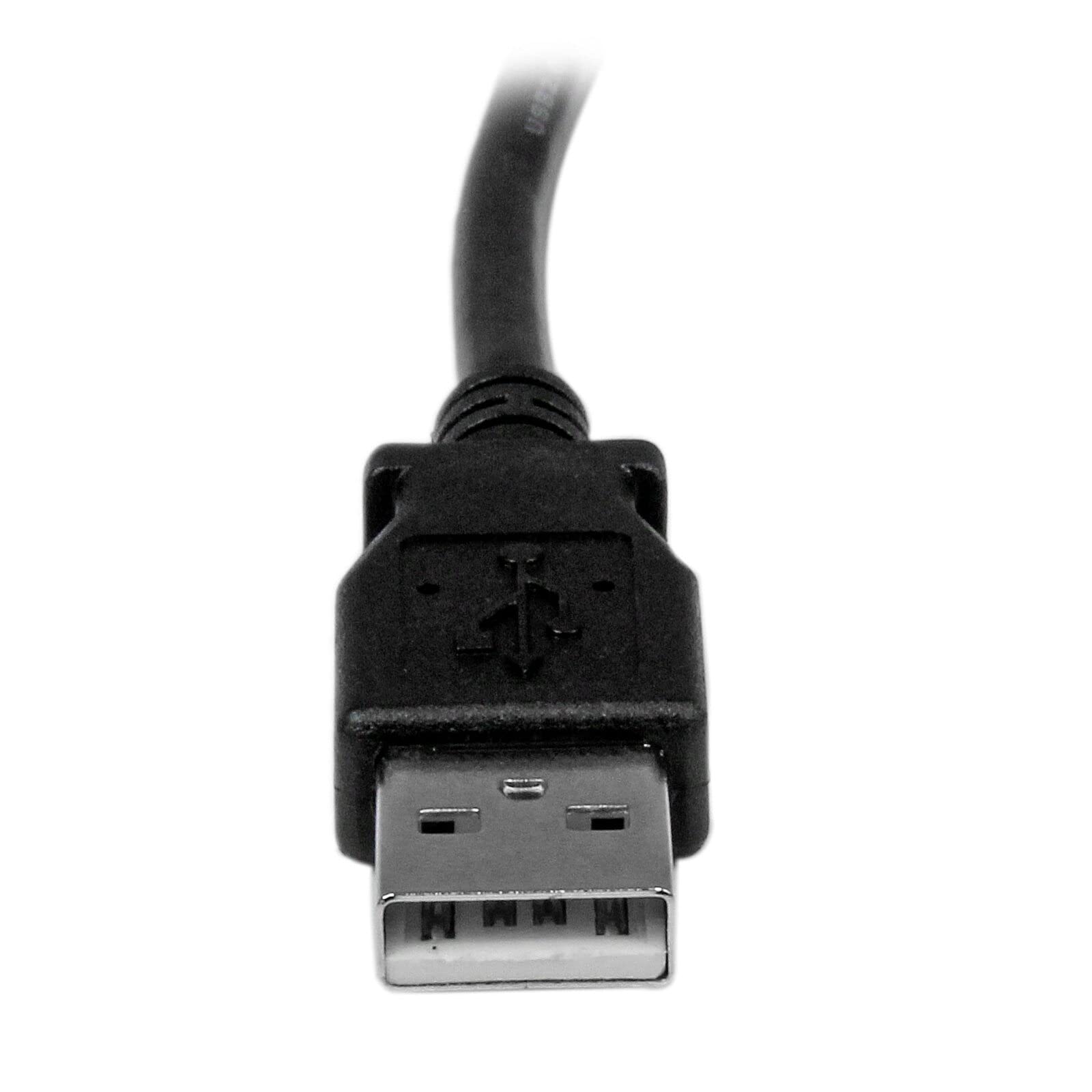 Câble USB A vers B à angle gauche de 1 m (USBAB1ML