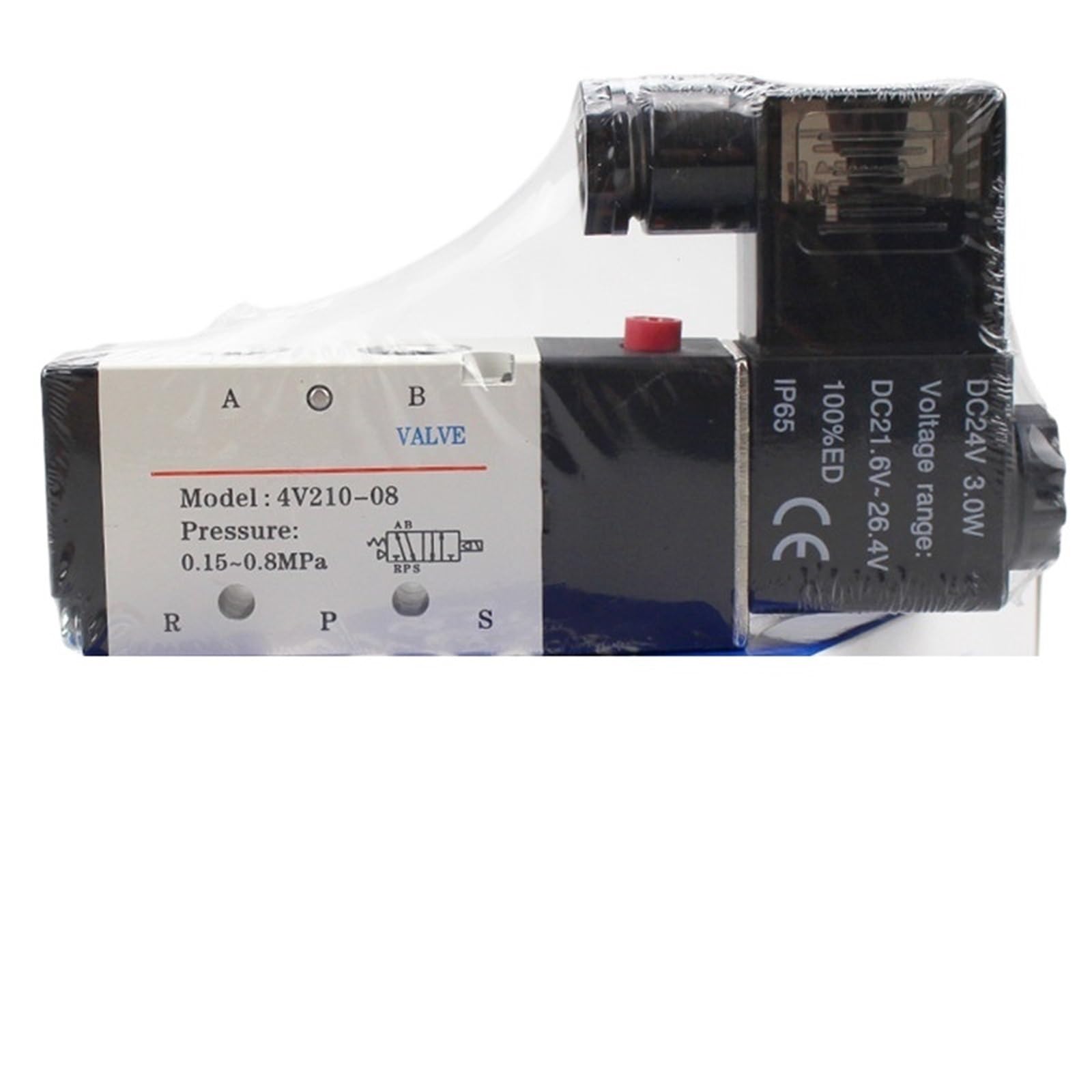 Distributeur pneumatique 4V410-15 avec électrovanne 5/2 voies pour circuit d'air comprimé