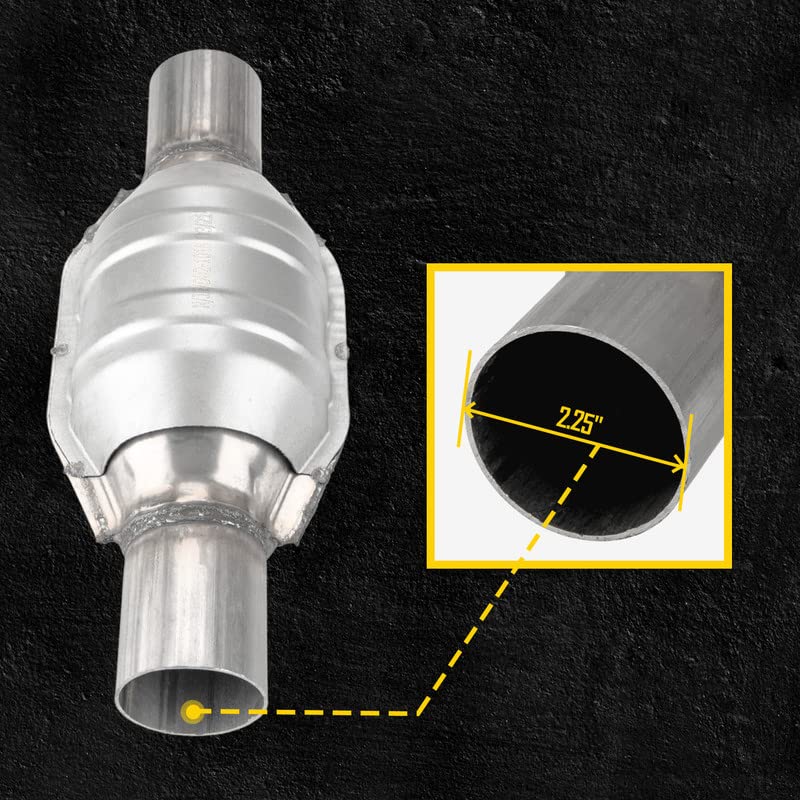 MARSFLUX Catalytic Converter Stainless Steel High Flow