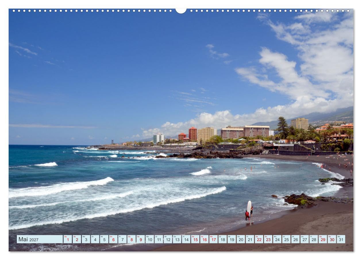 CALVENDO - Teneriffa - Insel der Glückseligen (Wandkalender 2027 DIN A2 quer), Monatskalender: Traumhafte Bilder einer faszinierenden Insel
