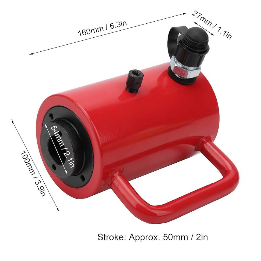 Hydraulic Lifting Cylinder Separate Ultra Thin 20 Tons Hollow Hole Ind &ndash