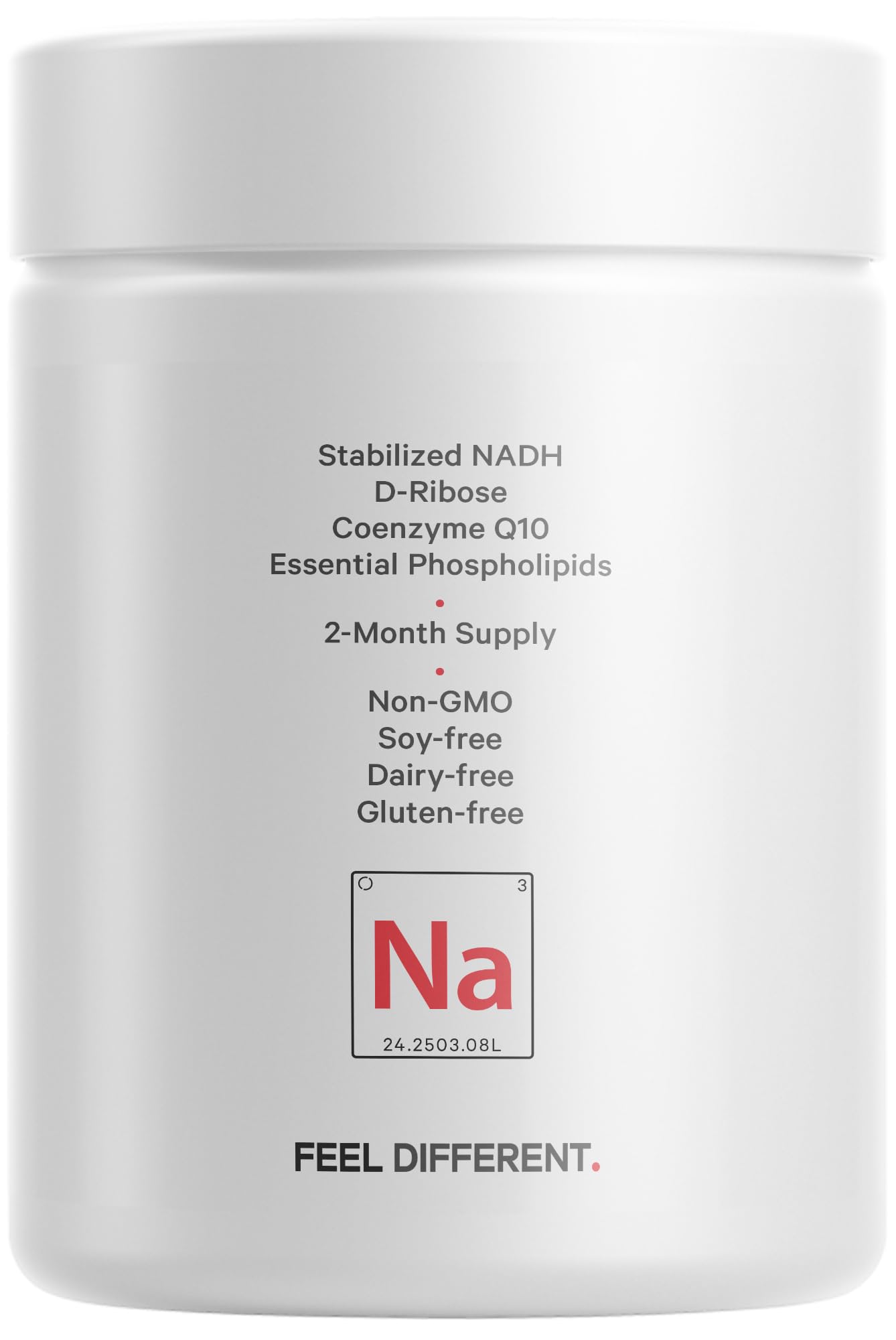 Codeage Liposomales Nadh+ Sport Nadh, Coq10, D-Ribose Und Vitamin B12 — Veganes Nahrungsergänzungsmittel Mit Phospholipider Liposomalen Matrix Glutenfrei, Gentechnikfrei — 60 Kapseln — 2-Monats-Vorrat