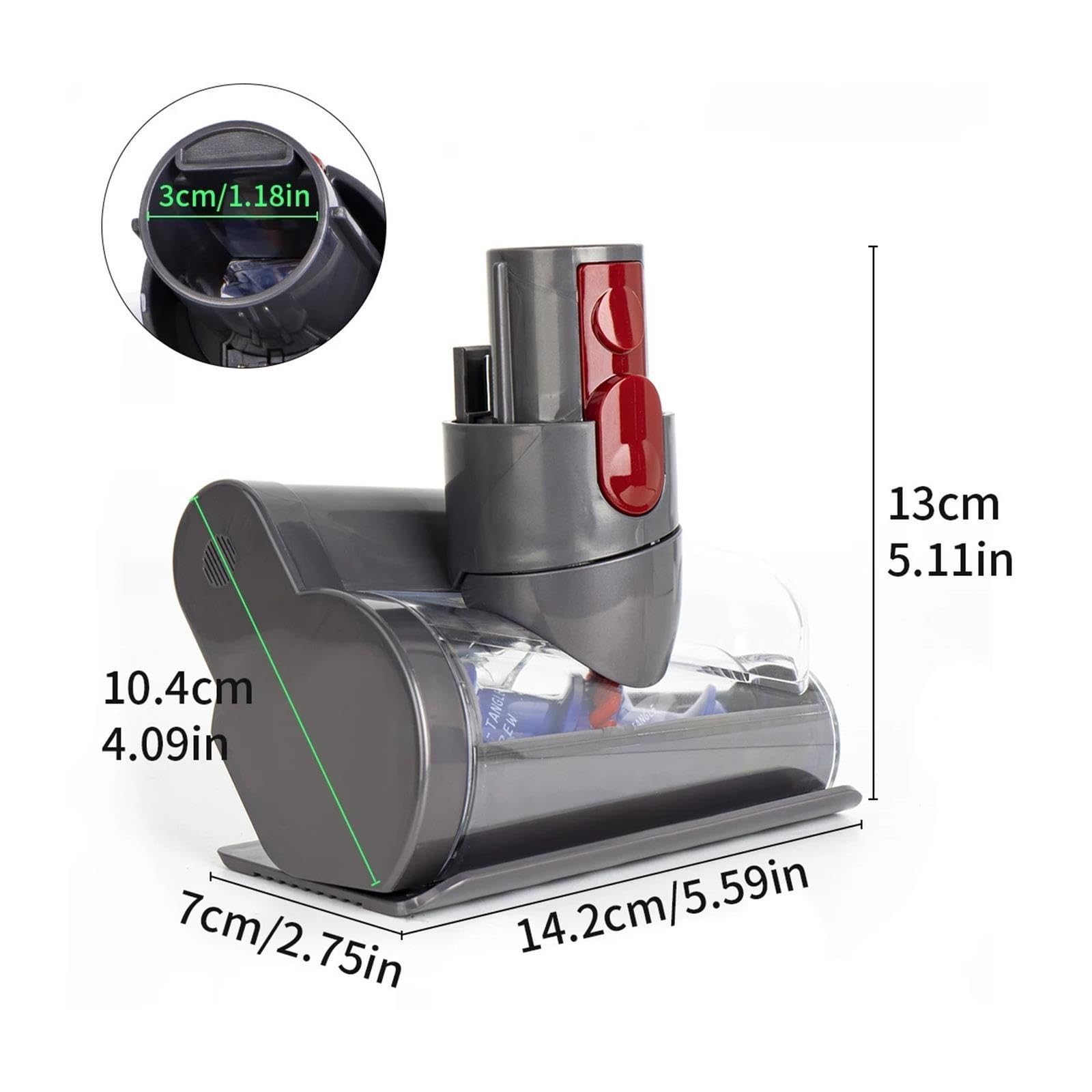 Cepillo eléctrico de colchón, Compatible con Dyson, V7 V8 V10