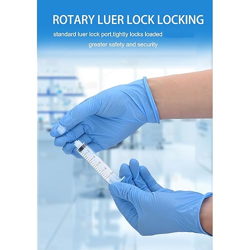 Miniatura 36 de Luer Lock - Jeringas desechables estériles sin agujas (paquete de 30), embalaje sellado individual