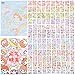140 Stück Cartoon Mädchen Aufkleber, 100 Blatt Kawaii Washi-Aufkleber + 40 Blatt PET transparente Aufkleber, Niedlich Mädchen Stickers Set für Sammelalbum, Tagebuch, Planer, Album, Umschlag, Karte