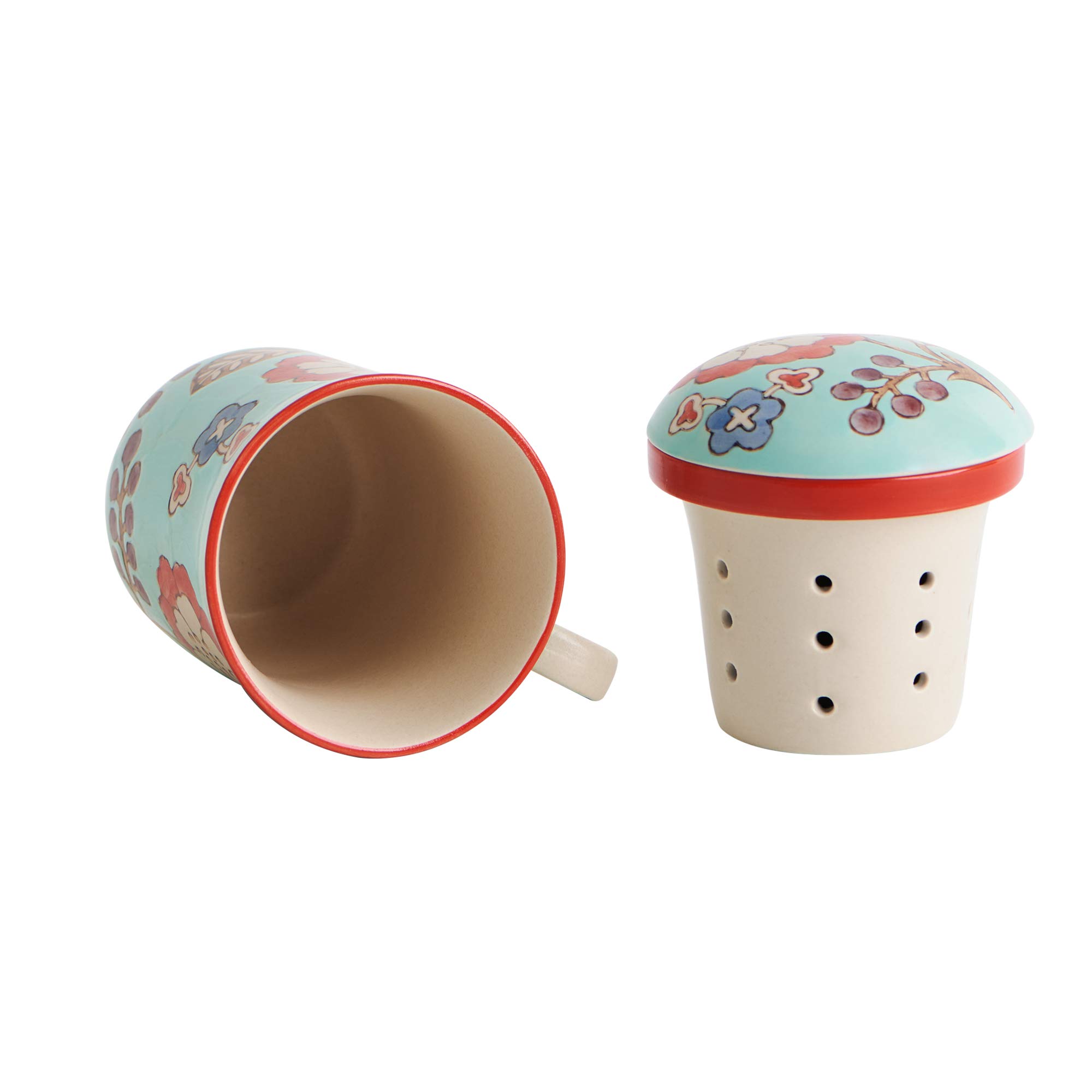 Jaipur Tea Brewing Mug - Teal