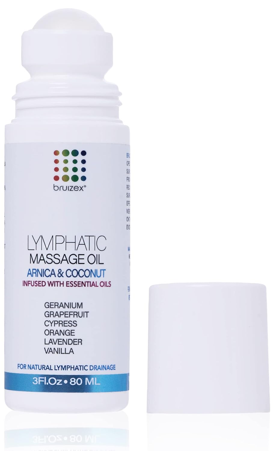Lymphatic Massage Oil with Massager Natural Arnica